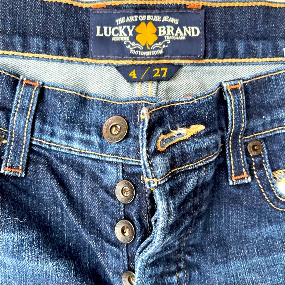 Lucky brand jeans crop 4